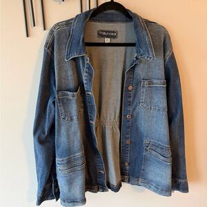 Maurices Dark Blue Denim Jacket